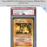 Jeremy Padawer Instagram - A few auctions I’m watching very closely closing in a few hours… with predictions. 1) 1996 Pokémon TCG No Rarity Symbol PSA 10 Charizard. It’s an absolute grail. The pop report is 8. I’ve heard it’s slightly less. Ultimately this sells for a multiple of the 1999 1st edition PSA 10 Charizard. We might be a generation from that. In my opinion, it’s that big of a card. It’s not as underrated as the 1996 PSA 10 Carddass historically, but it’s vastly underrated. And it’s tempting. It’s 1 of a very few cards I’m missing pre-2000 PSA 10 Charizard and Pikachu. Current bid is $126,000 with BP. My estimation is $300-$350k w BP. Anything below $250k is remarkable in my opinion with serious long term upside. And today may show just how big this card is already. (FINAL / REALIZED AUCTION PRICE - $300,000… within my $300-$350k estimate.) 2) 1999 1st edition Charizard PSA 10. It’s the most famous Pokémon card - the grail people know. The PSA 10 pop report has barely moved in years. In the past few years this card has settled into the $210-230k range. They rarely come up for auction. 2-3x per year. Current bid $120k with BP. My estimation is $210-$230k w BP. (FINAL / REALIZED AUCTION PRICE - $218,750… within my $210-$230k estimate.) 3) - 4) 1999 1st edition Blastoise and Venosaur PSA 10. Low ppp. Current bid $13,500 w BP for Blastoise. Selling $23,000 - $25,000 most recently. Estimation $25,000 due to rarity. Venosaur Estimation $12,500-$15,000. (FINAL / REALIZED AUCTION PRICE - $21,250 and $11,875… about 15% and 5% below my final bid expectation.) 5) The Pikachu Illustrator PSA 9 closes in 4 days and it’s the grail of grails… it’s the Honus of Pokémon. While the 1st edition Charizard 1999 is the 1952 Mantle. The first 4 auctions close on @heritagetcg @heritageauctions in about 2 hours. The illustrator on @goldinco in 4 days.