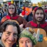 Jeremy Padawer Instagram - Turkey Trot 5k while visiting SF. Bren finished 31st in her age group and I finished 62nd in mine. Moreover, she finished 1 minute ahead of me! PS - I’m 6 months older than @dr.brenboston so I have a valid excuse.