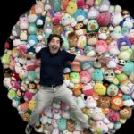 Jeremy Padawer Instagram - Squishmallows trust fall! #squishmallows @squishmallows @jazwares