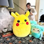 Jeremy Padawer Instagram - Always nice to return home only to see my favorite Squishmallows. On the right is Joelle, the Bigfoot Squishmallows named after my younger daughter. To the left is Pikachu - the greatest entertainment brand of all time and the company that so greatly impacted my career. ❤️. @squishmallows are awesome. What a great team!! @jazwares