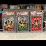 Jeremy Padawer Instagram - A complete set of 1996 Carddass Charizard PSA 10. Maybe less than 5 complete sets in existence? #000 PSA 10 Charizard Trainer (pop 10) #6 PSA 10 Charizard Prism Red (pop 50ish) #6 PSA 10 Charizard Prism Green (pop 30ish) The red and green are together in the pop report (87 total). Some believe Carddass is the first set. I believe it very likely hit the street first. I’ve never received the complete story on Carddass vs Topsun. My belief is that the Topsun license might have been first signed. Style guide appears to be the oldest based on many conversations I’ve had. Art and dating. However, Carddass appears to be distributed first - first in consumer hands. The question of printing will never be known. If Topsun was licensed, printed and held in a warehouse - explaining the 1995 mark - will remain a mystery. How 1995 mark was ever reviewed and approved in such a comprehensive system will remain a mystery. Carddass appears to have the best clear claim to 1st in consumers hands. And, over time, that makes the 3 Carddass cards in the set Green Prism, Red Prism and 000 Trainer very rare and worthwhile in Pokémon history… and without further information, they may be the true rookie cards. The most comprehensive review and tracking of this set is done by @maxmaxcity - a seriously committed and passionate collector. Some opinion above!! ❤️❤️ Jeremy