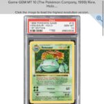 Jeremy Padawer Instagram - A few auctions I’m watching very closely closing in a few hours… with predictions. 1) 1996 Pokémon TCG No Rarity Symbol PSA 10 Charizard. It’s an absolute grail. The pop report is 8. I’ve heard it’s slightly less. Ultimately this sells for a multiple of the 1999 1st edition PSA 10 Charizard. We might be a generation from that. In my opinion, it’s that big of a card. It’s not as underrated as the 1996 PSA 10 Carddass historically, but it’s vastly underrated. And it’s tempting. It’s 1 of a very few cards I’m missing pre-2000 PSA 10 Charizard and Pikachu. Current bid is $126,000 with BP. My estimation is $300-$350k w BP. Anything below $250k is remarkable in my opinion with serious long term upside. And today may show just how big this card is already. (FINAL / REALIZED AUCTION PRICE - $300,000… within my $300-$350k estimate.) 2) 1999 1st edition Charizard PSA 10. It’s the most famous Pokémon card - the grail people know. The PSA 10 pop report has barely moved in years. In the past few years this card has settled into the $210-230k range. They rarely come up for auction. 2-3x per year. Current bid $120k with BP. My estimation is $210-$230k w BP. (FINAL / REALIZED AUCTION PRICE - $218,750… within my $210-$230k estimate.) 3) - 4) 1999 1st edition Blastoise and Venosaur PSA 10. Low ppp. Current bid $13,500 w BP for Blastoise. Selling $23,000 - $25,000 most recently. Estimation $25,000 due to rarity. Venosaur Estimation $12,500-$15,000. (FINAL / REALIZED AUCTION PRICE - $21,250 and $11,875… about 15% and 5% below my final bid expectation.) 5) The Pikachu Illustrator PSA 9 closes in 4 days and it’s the grail of grails… it’s the Honus of Pokémon. While the 1st edition Charizard 1999 is the 1952 Mantle. The first 4 auctions close on @heritagetcg @heritageauctions in about 2 hours. The illustrator on @goldinco in 4 days.