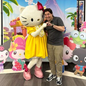 Jeremy Padawer Instagram - Spending time today with our new master toy partner Sanrio / Hello Kitty!  Such a great time!! 
@jazwares @hellokitty