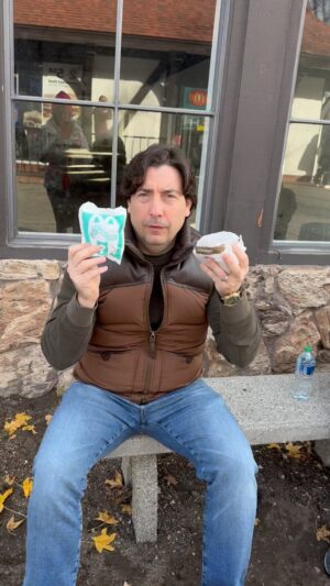 Jeremy Padawer Instagram - This is just my normal McDonalds burger bite.  Squishmallows Happy Meals out now!