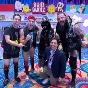 Jeremy Padawer Instagram - We run our sales meetings a little differently at Jazwares!!