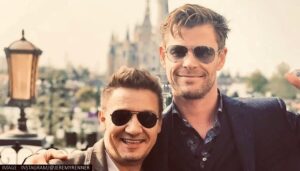 Jeremy Renner Instagram - Happy Birthday my brother.  We wish you the best day, filled with love and blessings …. And a few 🍻!! Love ya ! @chrishemsworth #a6