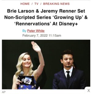 Jeremy Renner Instagram - I am so very excited to be working with @disneyplus and boardwalk to film this show!!!! #🙏.