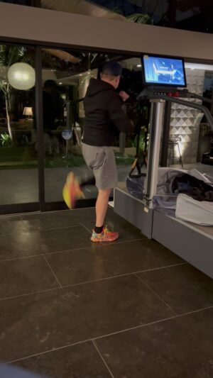 Jeremy Renner Instagram - UPDATE: I’ve decided to push through the pain of progress(this damn shattered tibia) and take the new parts for a tiny test drive.  The body is miraculous…. Even though I feel like the Tin Man, needing oil for all my new joints (hips, knees, ankles, tibia etc ) .  Encouraged after this warm up to press on ( don’t tell my PT). 😂.