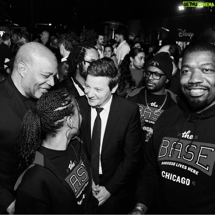 Jeremy Renner Instagram - Thank you for letting me team up/tag along/and be apart of all you do. @thebasechicago @disneyplus #rennervations