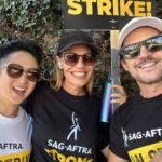 Jeri Ryan Instagram - Crime fam and space fam solidarity. ✊🏼@sagaftra #sagaftrastrong #power2performers #unionstrong #1u