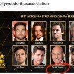 Jeri Ryan Instagram - What an honor…! Thank you for the nomination @hollywoodcriticsassociation, and congrats to @terrymatalas, @brentjspiner, @sirpatstew , and EVERYONE involved in Season 3 of #Picard! 🖖🏼 #startrekpicard