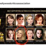 Jeri Ryan Instagram - What an honor…! Thank you for the nomination @hollywoodcriticsassociation, and congrats to @terrymatalas, @brentjspiner, @sirpatstew , and EVERYONE involved in Season 3 of #Picard! 🖖🏼 #startrekpicard