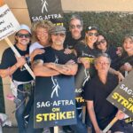 Jeri Ryan Instagram - They asked us to show up and we SHOWED UP!!!! What a beautiful energy and incredible solidarity on the line today!! We were so lucky to have some of our NegCom members here to inspire us and share in the love. Let’s KEEP SHOWING UP and keep this passion and this enthusiasm and this commitment until the studios decide to do the right thing! One day longer. One day stronger. AS LONG AS IT TAKES. ✊🏼✊🏼✊🏼