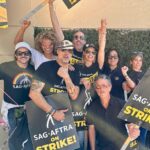 Jeri Ryan Instagram - They asked us to show up and we SHOWED UP!!!! What a beautiful energy and incredible solidarity on the line today!! We were so lucky to have some of our NegCom members here to inspire us and share in the love. Let’s KEEP SHOWING UP and keep this passion and this enthusiasm and this commitment until the studios decide to do the right thing! One day longer. One day stronger. AS LONG AS IT TAKES. ✊🏼✊🏼✊🏼