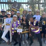 Jeri Ryan Instagram - They asked us to show up and we SHOWED UP!!!! What a beautiful energy and incredible solidarity on the line today!! We were so lucky to have some of our NegCom members here to inspire us and share in the love. Let’s KEEP SHOWING UP and keep this passion and this enthusiasm and this commitment until the studios decide to do the right thing! One day longer. One day stronger. AS LONG AS IT TAKES. ✊🏼✊🏼✊🏼