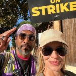 Jeri Ryan Instagram - Disney, Day 111. Our WB family REPRESENTING! ✊🏼 One day longer. One day stronger. AS LONG AS IT FUCKING TAKES. ✊🏼 @sagaftra #sagaftrastrong #sagaftrastrike #power2performers