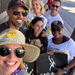 Jeri Ryan Instagram - DAY 110, Halloween shenanigans on the picket line. BEST surprise to see someone dressed as ME ON STRIKE. 🤣 (@aelynnnikole you absolutely nailed it!) So much strength and solidarity there — thank you @iatse for showing up in force again! This isn’t over. Let’s all KEEP SHOWING UP and show the AMPTP that we stand with our NegCom and with each other! One day liner. One day stronger. AS LONG AS IT FUCKING TAKES. ✊🏼 @sagaftra #sagaftrastrong #sagaftrastrike #power2performers #sagaftrachallenge