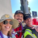 Jeri Ryan Instagram - DAY 110, Halloween shenanigans on the picket line. BEST surprise to see someone dressed as ME ON STRIKE. 🤣 (@aelynnnikole you absolutely nailed it!) So much strength and solidarity there — thank you @iatse for showing up in force again! This isn’t over. Let’s all KEEP SHOWING UP and show the AMPTP that we stand with our NegCom and with each other! One day liner. One day stronger. AS LONG AS IT FUCKING TAKES. ✊🏼 @sagaftra #sagaftrastrong #sagaftrastrike #power2performers #sagaftrachallenge
