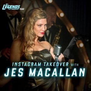 Jes Macallan Instagram - After over a month of self-quarantining... today I have been informed by @cw_legendsoftomorrow that “social distancing” was not intended for social media. 😕 Although I am not sure that they are indeed correct... I am willing to take the chance... and take over their Instagram.  I will be sure to stay 6 feet away and wear a mask 😷 but I am not responsible for the consequences. 
#Repost @cw_legendsoftomorrow
・・・
Saving the timeline can wait. @jesmacallan is taking over for the day!