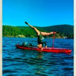 Jes Macallan Instagram - 🌊 A shift in perspective 🌊 #paddleboard #maddlecrew 🏄: @maddleboards Deep Cove, North Vancouver