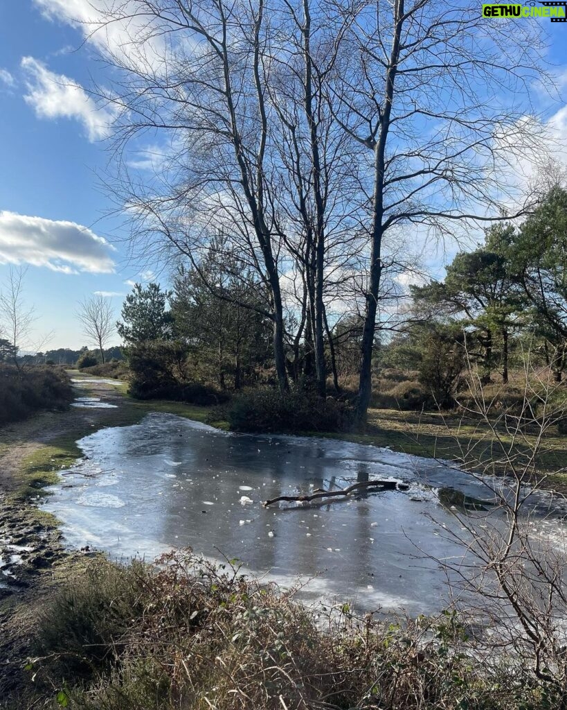 Jess Impiazzi Instagram - Before getting back to business 🎥 I’m exploring all the lovely walks around my area ❄️ Nothing quite as wonderful as getting lost and connecting back to nature! 🌍 🍂 the world really is a beautiful place! We just have to make sure we notice it 🌍🍂🍃❄️ P.s this is just a frozen puddle- walking on ice lakes etc is a serious danger ⚠️ Devil's Punch Bowl