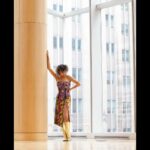 Jess Salgueiro Instagram - Wandering around the Shangri-La with @steverussell. Thank you @thetorontostar @realityeo for the wonderful feature. Makeup/Hair: @fate.creates Styling: @albano.atelier @miss_albano Special thanks🙏🏽 @paramountplusca Shangri-La Hotel, Toronto