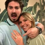Jess Varley Instagram - Best day ever!! 🥹💕So excited for this next chapter together with my love 🤍 Thank you so much to our friends and family for the ultimate surprise celebration!!! 🥂✨