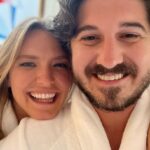 Jess Varley Instagram - Best day ever!! 🥹💕So excited for this next chapter together with my love 🤍 Thank you so much to our friends and family for the ultimate surprise celebration!!! 🥂✨