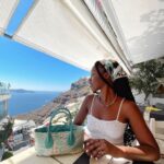 Jessica Allain Instagram – 📍Thera, Santorini. Santorini, Greece