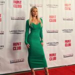 Jessica Lord Instagram – Last night @ Hunt Club premier 💚 thank you for having me x • @amazonprime @davidlipper TCL Chinese Theatres, Hollywood Boulevard