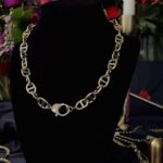 Jessica Lord Instagram - The ABIGAIL. ✨ More than just a piece of jewelry; a symbol of unlocking one’s potential. With its bold design, our stunning statement necklace represents the unlocking of barriers and embracing one’s true self. @shopbizouxx bizouxx.com