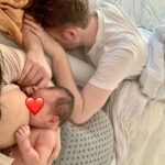 Jessica Lu Instagram - Featuring a 20 day old Everest, an engorged breast that would get clogged every week multiple times per week until about 10 months in, and a supportive husband who left to work out of state shortly after. Not pictured: physical healing that took about 10 months, mental healing that is still a struggle, emotional healing that is still a struggle. The human who has the uterus should be the one deciding if they want to and choose to do this. Love to all. 💛