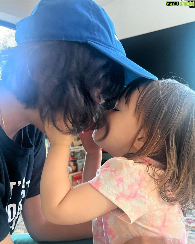 Jessica Lu Instagram - Happy happy anniversary of your birth, @steadyholiday 🐓 You have saved my life and sanity these past several years, that in return I will give you the next child we have, who will love you as much as* Evy loves you in this photo. I (we all) love you so much. Happy Dre Day and see you soooooon!!! 🌹 * cannot guarantee