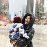 Jessica Lu Instagram - Hi mom. Going home was weird. Calling it home is even weirder, because it’s not home anymore, it hasn’t been home in a very long time, and here I am, calling it home. Nothing was familiar to me, but everything had memories. Evy hurt herself (she’s fine) and she screamed for icecream (which confirmed she was fine), and Andy said the closest place was Dairy Queen. I had mixed feelings but I drove us to that very specific DQ and this teenager took my order and didn’t she know that I’ve been in this very DQ for longer than she had been alive? And Andy and I watched Evy happily eating her ice cream in silence, because if we had spoken I think we both would have cried. And we went outside and I showed Evy the building next door that is now a carpet store, and instantly I time-traveled. Inside was a bustling restaurant with tables filled, customers happily eating their food, Christmas lights, me and Andy running around screaming at each other probably, and you, around the age that I am now, smiling, laughing, and alive. ❤️91