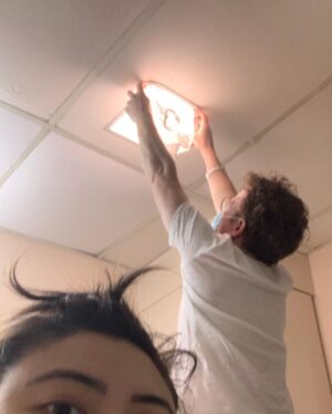 Jessica Lu Instagram - Last week our baby girl became a toddler!!! Finally, one step closer to tricking her into doing my chores!!! Happy belated birthday/birth day to us and to when Christian used one of my hospital postpartum panties to cover up the ceiling light bc it “looked terrible”!!!