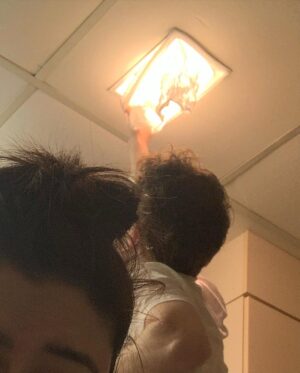 Jessica Lu Instagram - Last week our baby girl became a toddler!!! Finally, one step closer to tricking her into doing my chores!!! Happy belated birthday/birth day to us and to when Christian used one of my hospital postpartum panties to cover up the ceiling light bc it “looked terrible”!!!