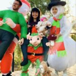 Jessica Lu Instagram – evy’s 1st christmas + holiday card experience 🎄