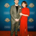 Jessica Lu Instagram - A week ago mom + dad got dressed up and drove to hollywood during prime traffic hour and celebrated cinematography things at the cinematography club and I just want to say it was the best food I’ve ever been served at an event. Like, ever. Also very cool to be there with C being a newly appointed member of the prestigious ASC and also as a nominee. Also lucky him for having such a hot wife, I mean my god. Look how I cleaned up.