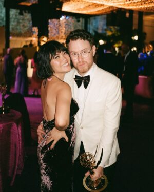 Jessica Lu Instagram - Incredibly proud of my husband. Also incredibly overwhelmed with feelings. Admittedly I haven’t finished watching S3 of Atlanta but I know it’s wacky, weird, unforgettable, filled to the brim with hard work and talent all across the board. I remember being so pregnant, my morning sickness surpassing the 3 month mark, not knowing it would last up until the point I gave birth. I remember my mom getting diagnosed with a terminal illness in the middle of it. My husband was supposed to leave for Europe to finally start filming what the pandemic had delayed. And then miraculously he stayed. He helped them find another DP to take over his European episodes, and he stayed with me as I sobbed and grieved and threw up and eventually gave birth to this sweet daughter of ours. When we were five weeks into transition he had to leave for Atlanta to take over the rest of his filming duties and I stayed home, taking care of our newborn and my mother, sleep deprivation taking its toll and my hallucinations fighting to win. That’s what I think about when I think of Atlanta S3, is pain, heartbreak, death, loneliness, endless worrying, rage, but also resilience, hope, recovery. I told him that if he were to get nominated again, and if he were to win, he better thank me first because last time he thanked me last, and the music was already playing him out and nobody heard him profess his undying love for me.