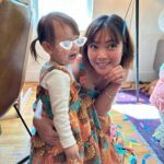 Jessica Lu Instagram - Baby Girl loves birthday parties. It’s been nine days and she’s still singing “happy to you happy to you Dune Poppy” around the house (cc: @rcole lol). I still can’t believe she sat still for that face paint. 😂 Matching mommy n me outfits til she has me committed. 💁🏻‍♀️
