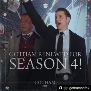 Jessica Lucas Instagram - A very special thanks to all the fans of #gotham for your continued support. It is because of you I get to spend another year with a cast and crew I love :) Can't wait to make more for you all!! #season4