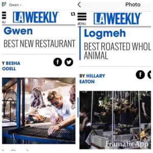 Jessica Lucas Instagram - So proud of my love @alexjermasek!! Named Best Roasted Whole Animal by @laweekly for his amazing pop up dinner series with @logmehla and working at the Best New Restaurant in Los Angeles @gwenla. Lovely recognition for one of the hardest working people I know.  #gwenla #wholeanimal #laweekly #curtisstone