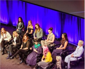 Jessica Lucas Instagram - Thank you @warnerbrostv for including me in the Wonder Women panel this past weekend. Feeling endlessly inspired by these strong, witty, confident badass women! #dcindc2018 #thefutureisfemale