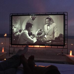 Jessica Lucas Instagram - Sunset and Casablanca on the beach #queromantico