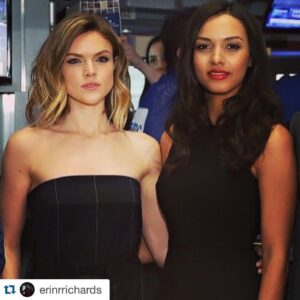 Jessica Lucas Instagram - #Repost @erinrrichards with @repostapp.
・・・
Me and my girl. #Gotham #NYSE @iamjessicalucas