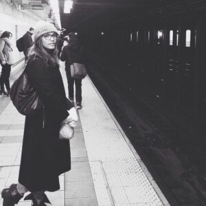 Jessica Lucas Instagram - #tbt. Catching that #NYC subway.