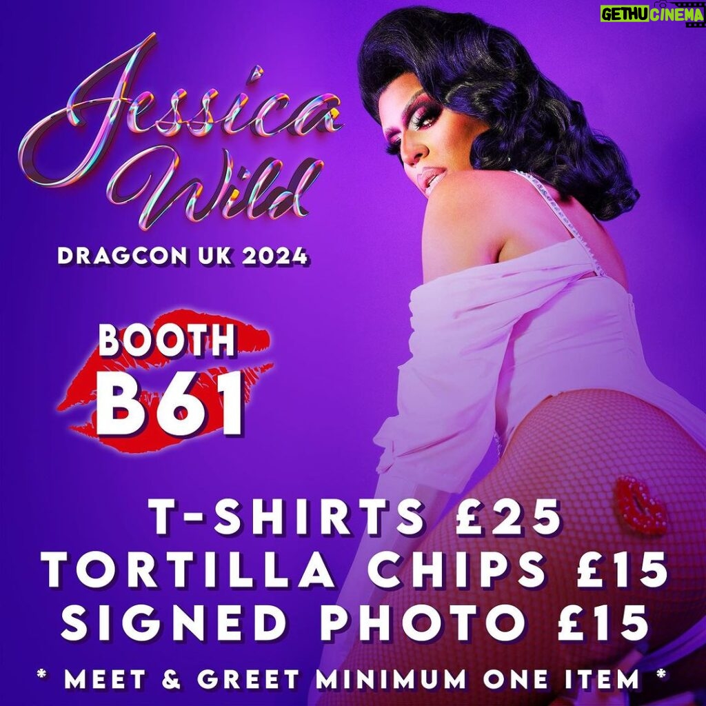 Jessica Wild Instagram - LONDON 🇬🇧 See u all this Saturday Jan 13th and Sunday Jan 14th at @rupaulsdragcon UK Can't wait to meet you all!! Escándalo!!! #dragcon #dragconuk #london🇬🇧 #uk #rupaulsdragrace #allstars8 #latina #boricua