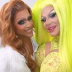 Jessica Wild Instagram - Sisters Reunited! Love my @jimbothedragclown so much😍 All Stars 8 press week first day in New York City.Thank u @mtv for having us. I also want to thank my team 👗 @howiebofficial 💄 @sapphirebeepr 💇‍♀️ @itssammyhair You guys are my everything🙌🏽❤️allstars8 #mtv #press #paramountplus #prupaulsdragrace