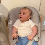 Jessie J Instagram - For those saying the first video was a fluke. My boy got PIPES 😂 (3 months old) Also we were about to take him out of his chair and was standing with him the whole time and he is usually strapped in. Best @stokkebaby chair ever! Not an advert but we use it everyday, and it goes to a fully adult chair. Clarifying that as I now know Mums don’t play when it comes to an OPINION on the gram. Shout out you frowning at the phone 😂 Happiness