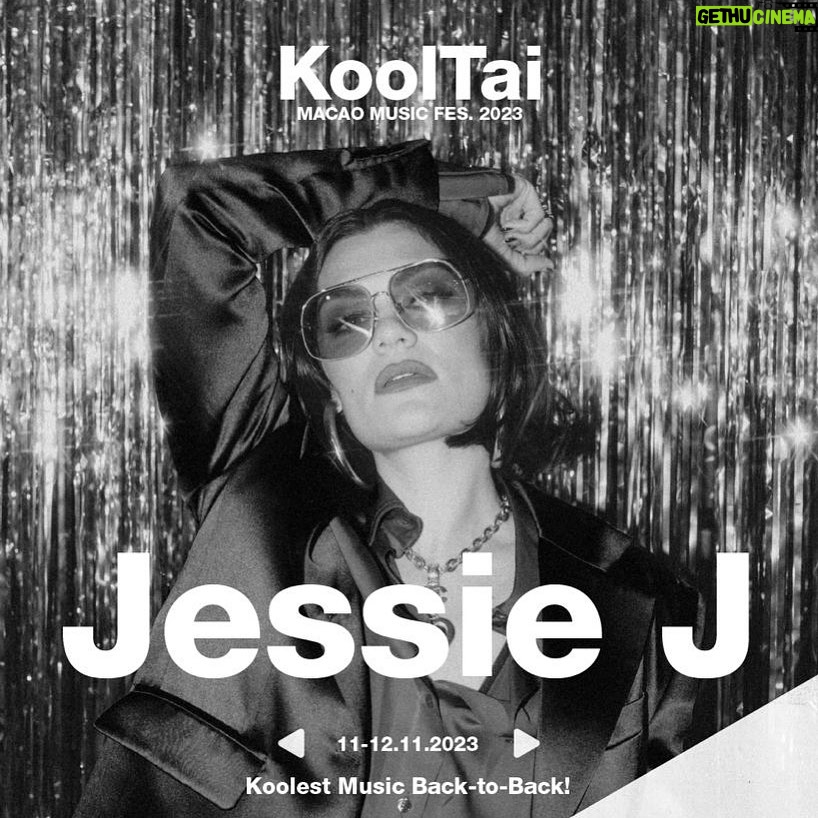 Jessie J Instagram - I cannot wait!!!! 🚀🚀🚀🚀🚀 Nov 12th 2023 The Venetian Macao Cotai Arena - Taipa, Macao, SAR, P.R., Macó #KoolTai Cotai Arena 蕭敬藤巡迴演唱會@Venetian Macao